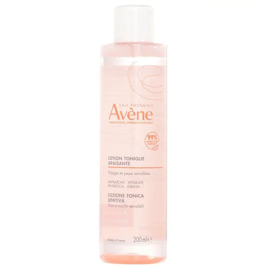 Avène Soothing Toning Lotion for sensitive skin in a 200ml bottle, gentle toning lotion