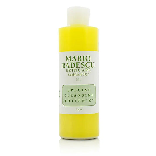 Bright yellow bottle of Special Cleansing Lotion C for combination oily skin 236ml