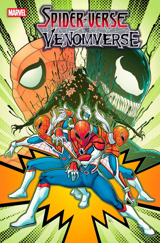 Comic book cover featuring Spider-Man and Venom from Spider-Verse vs Venomverse #3