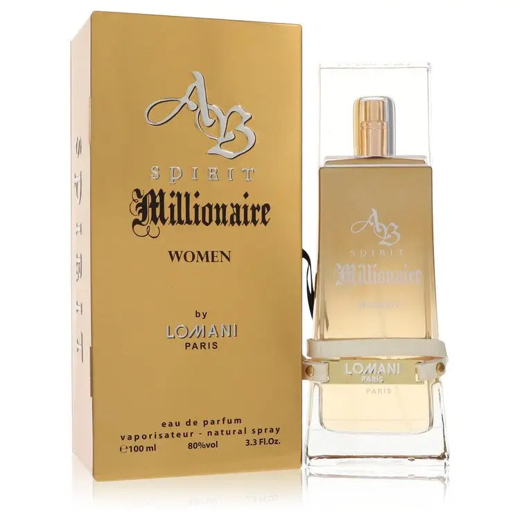 Spirit Millionaire by Lomani - Eau De Parfum Spray 3.3 oz - Women / Medium - Eau De Parfum Spray 3.3 oz