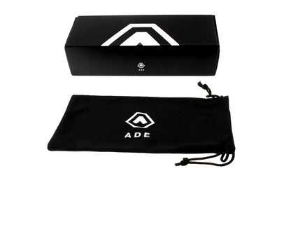 Black box and drawstring pouch for Square Aviator Sunglasses with polarized lenses