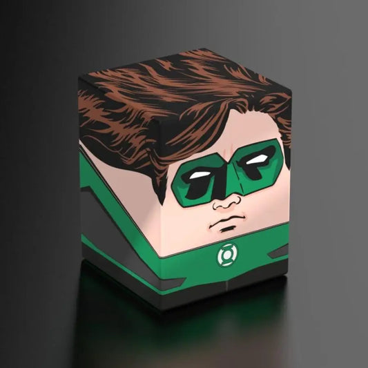 Green Lantern cube from Squaroe Justice League, ideal for trading cards collection