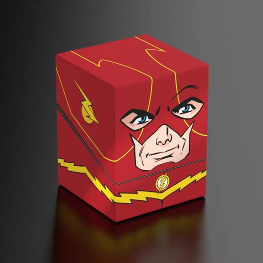 Flash-themed cube from Squaroe Justice League for trading cards enthusiasts