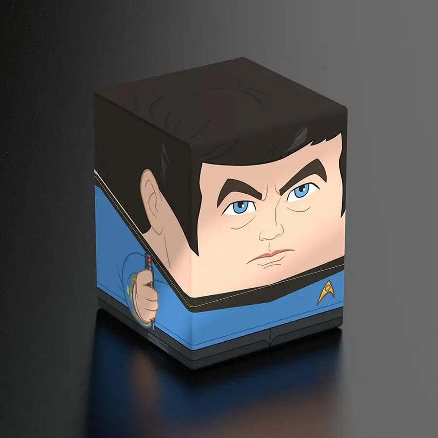 Cartoonish Captain Kirk cube from Squaroe Star Trek TOS featuring Dr. McCoy product