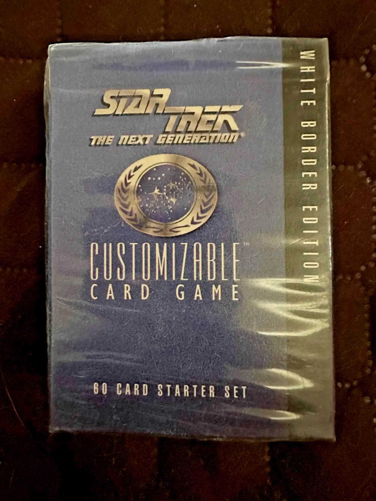 Sealed Star Trek The Next Generation Card Game 60-card starter pack White Border Edition