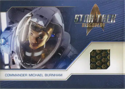 Relic costume card featuring a Star Trek Discovery character in a space suit helmet