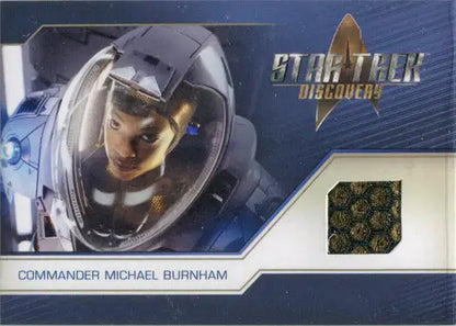 Relic costume card featuring a Star Trek Discovery character in a space suit helmet