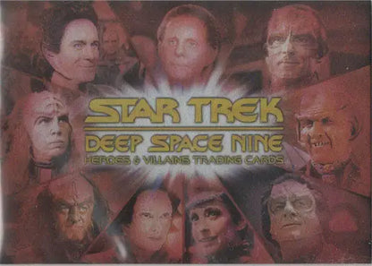 Trading card featuring Star Trek: Deep Space Nine characters in case topper design