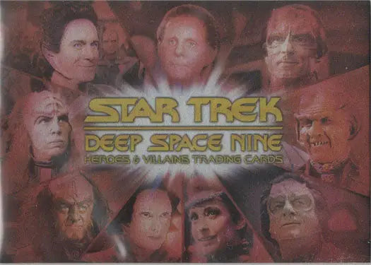 Trading card featuring Star Trek: Deep Space Nine characters in case topper design
