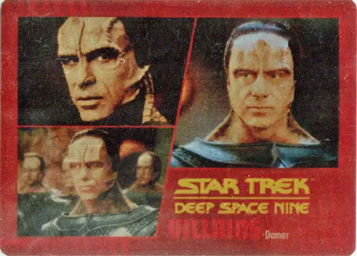 Star Trek DS9 Heroes & Villains Trading Card Metal Base Parallel #08/75 Collectible
