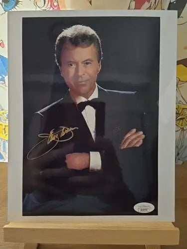 Autographed portrait of James Darren as Vic Fontaine in Star Trek collectible