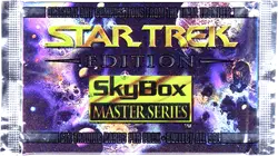 Sealed Star Trek SkyBox trading card pack from Star Trek Master Series, factory sealed