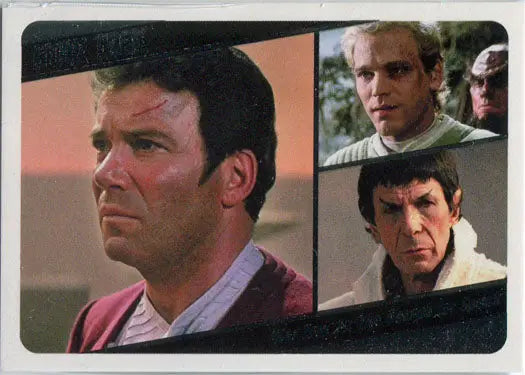 Collage of Star Trek characters from the original series for Movies Chase Card M3