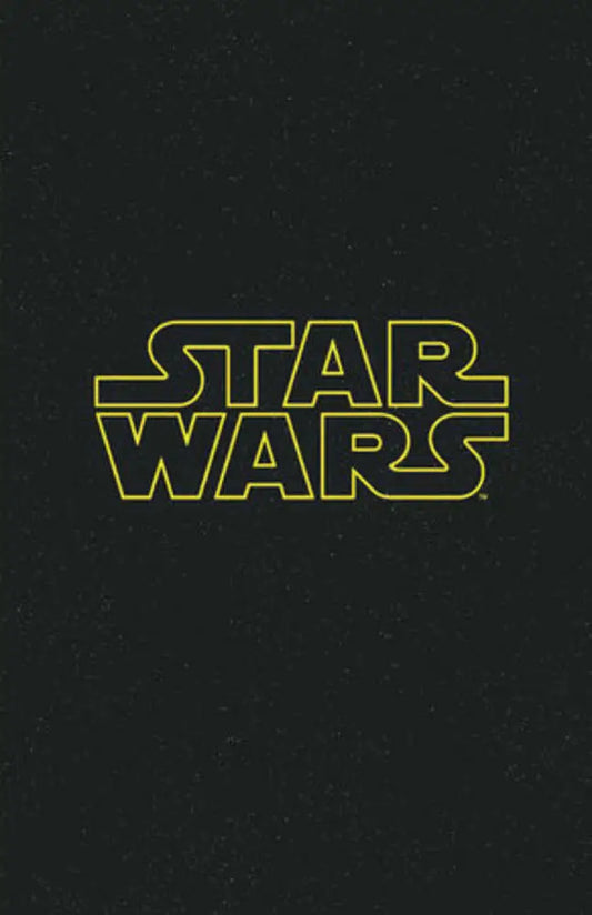 Star Wars #42 Logo Variant featuring a yellow outlined logo on dark background for trading cards
