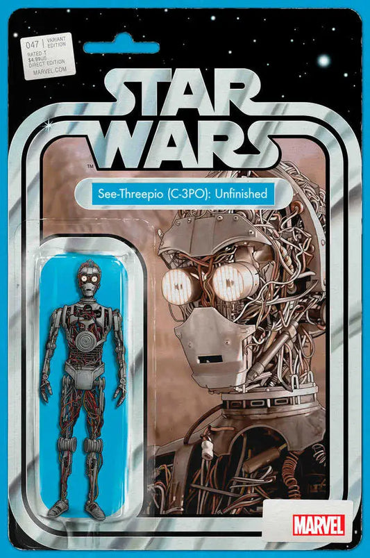 Vintage Star Wars #47 John Tyler Christopher C-3PO packaging resembling trading cards