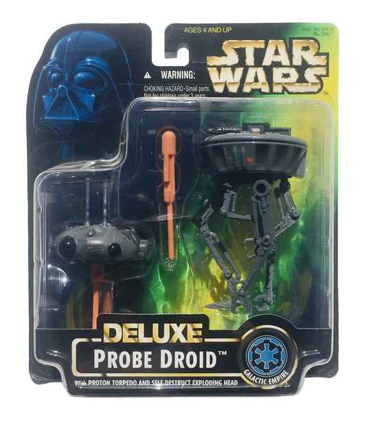 Deluxe Probe Droid Star Wars action figure with proton torpedo for collectors