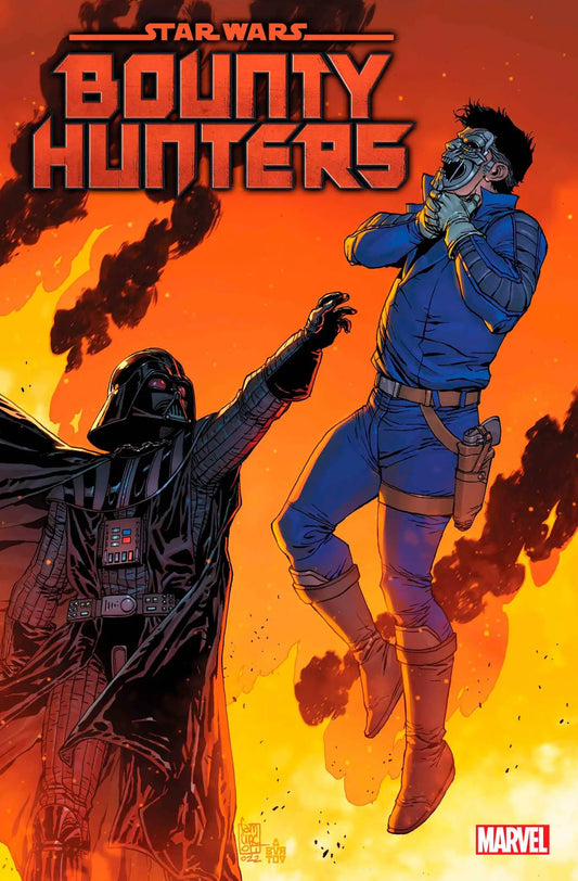 Comic book cover of STAR WARS BOUNTY HUNTERS #31 with Darth Vader and bounty hunter