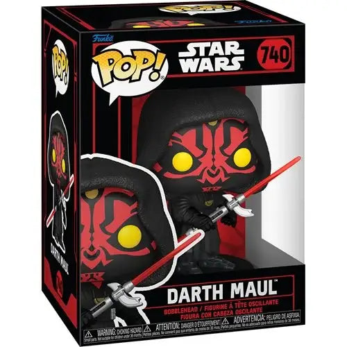 Star Wars Dark Darth Maul Funko Pop figure in box from Star Wars Dark series