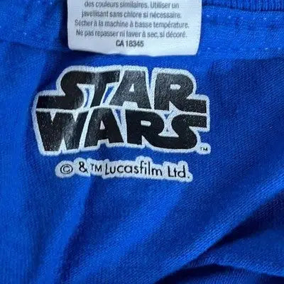 Blue Star Wars Darth Vader T-shirt for men, perfect for Christmas and fans