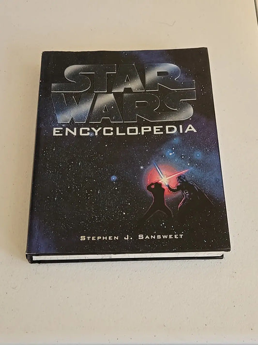 Star Wars Encyclopedia by Sansweet (1998, Hardcover) used in great condition for fans