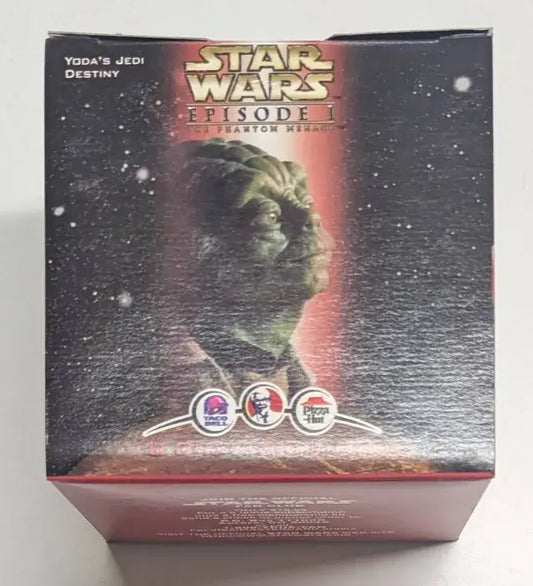 Star Wars Episode I Yoda box from Pizza Hut in Star Wars Episode 1 Defeat the Dark Side game