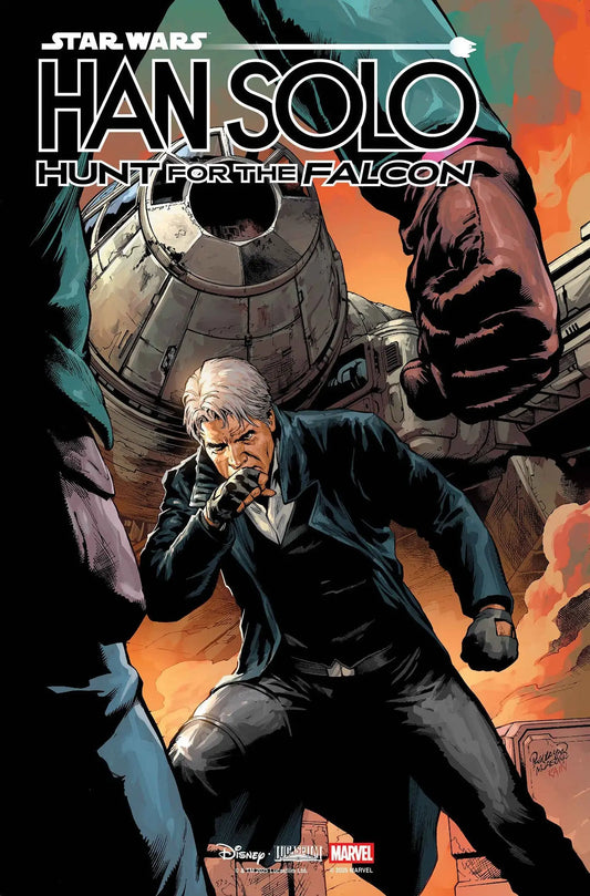 Comic book cover for Star Wars Han Solo Hunt for the Falcon Carlo Pagulayan variant