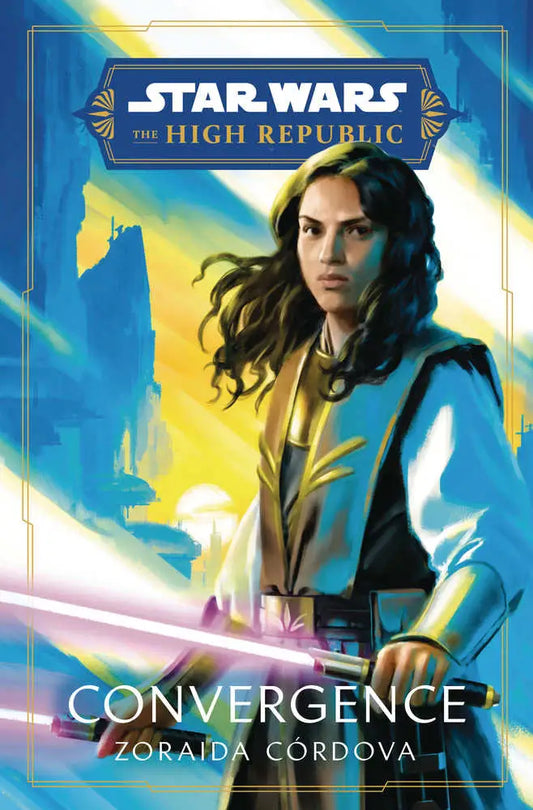 Book cover of Star Wars: The High Republic - Convergence featuring a figure in gold and black