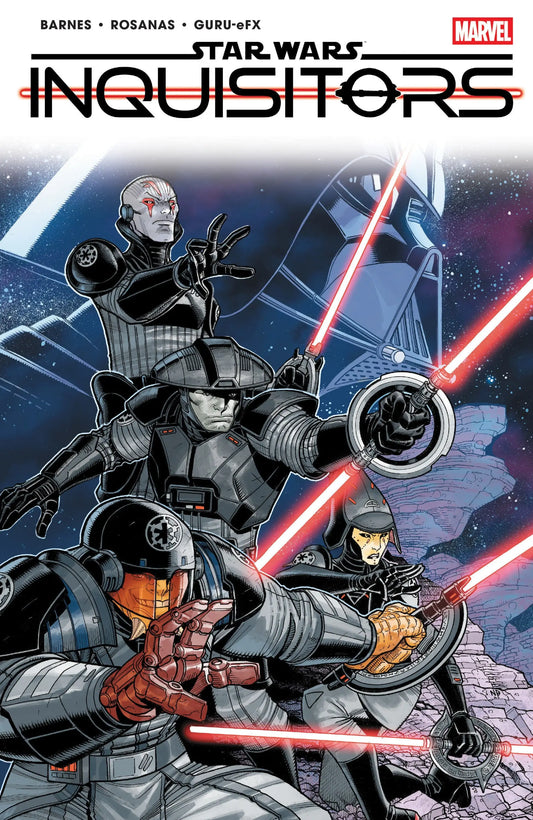 Star Wars Inquisitors comic book cover featuring Darth Vader and the Tensu Run