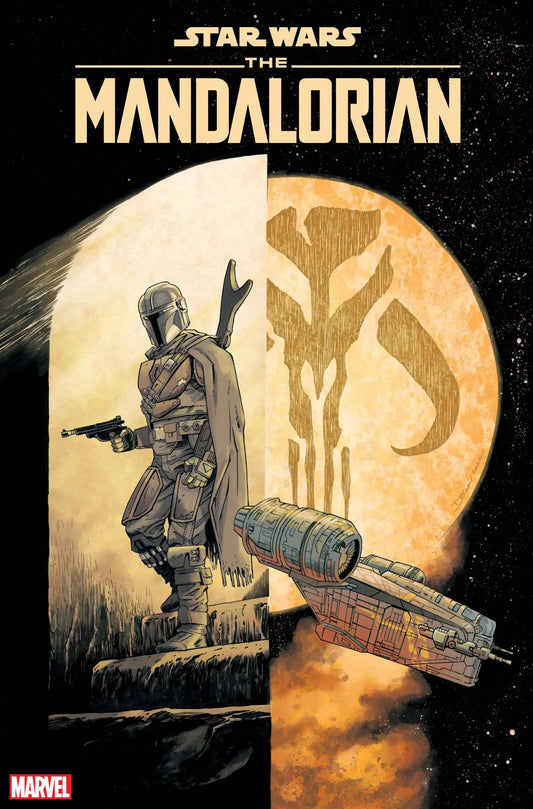 Star Wars Mandalorian #1 Shalvey Var comic book cover for trading cards enthusiasts