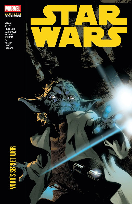 Star Wars comic book cover from the Modern Era Epic Collection Yodas Secret War