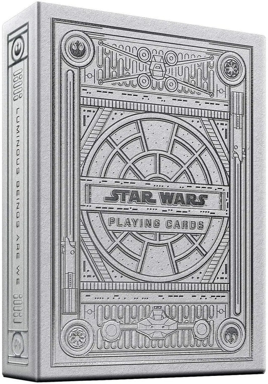 Star Wars Playing Cards Silver Edition - Light Side White - Playing Cards