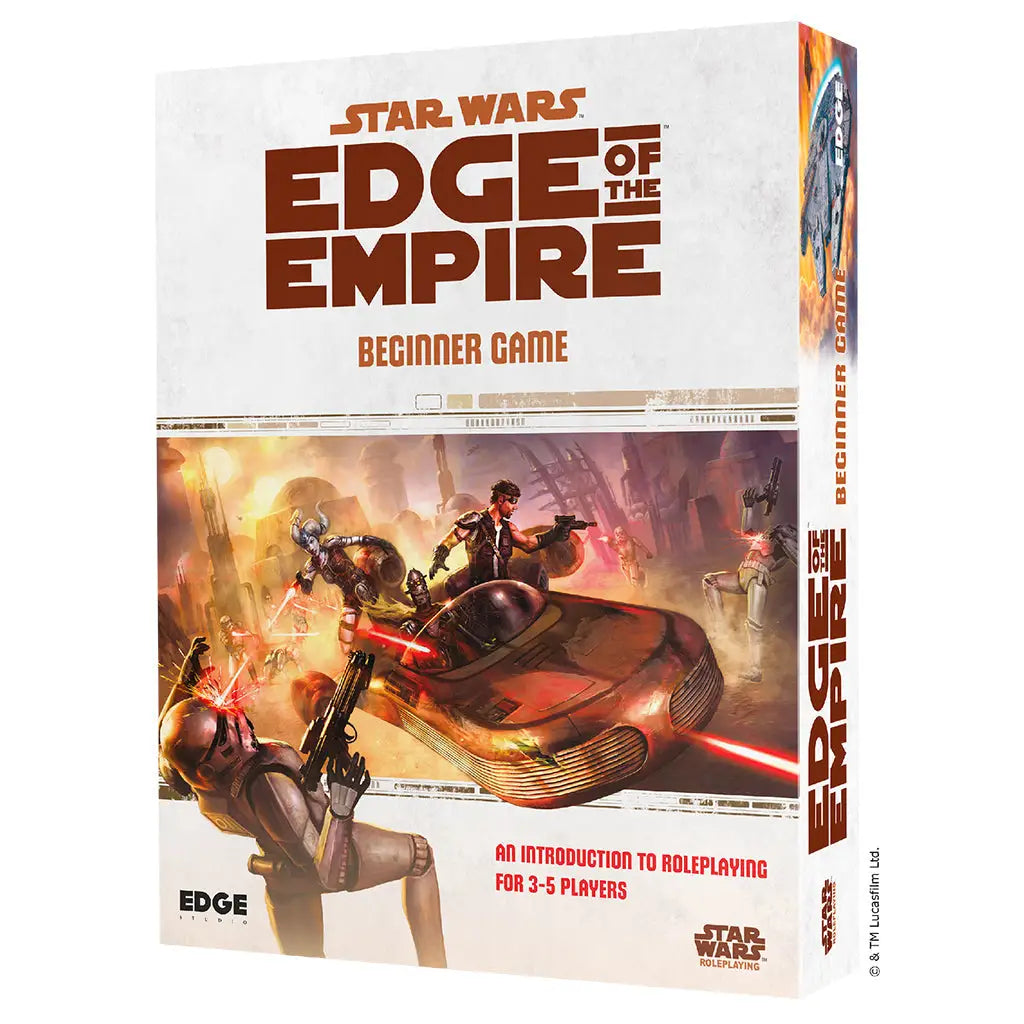 Star Wars Roleplaying Game Edge of the Empire Beginner Game box for new players