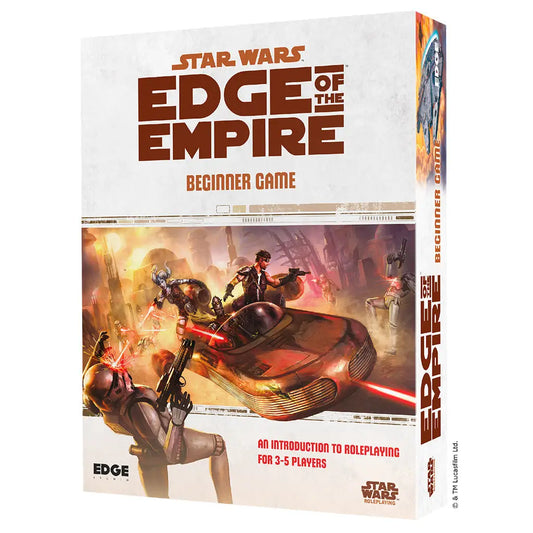 Star Wars Roleplaying Game Edge of the Empire Beginner Game box for new players