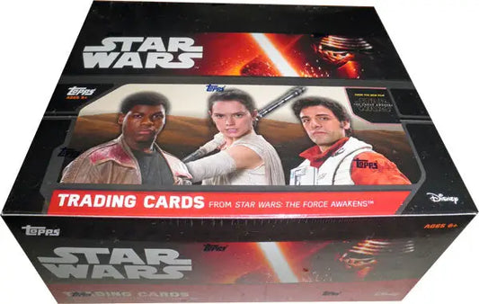 Star Wars The Force Awakens Series 1 Special Hobby Edition trading cards box