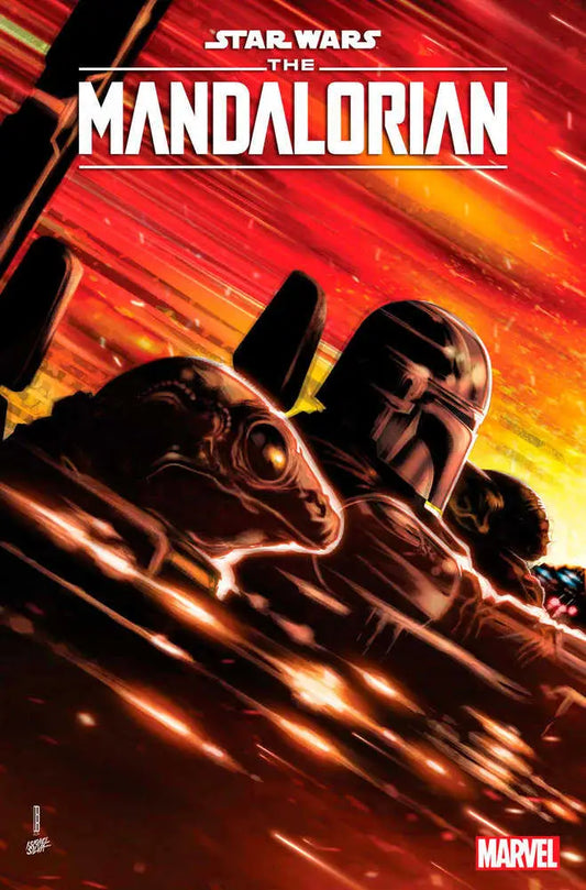 Promotional poster for Star Wars The Mandalorian Season 2 trading cards featuring warrior
