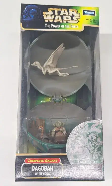 Star Wars Dagobah playset with Yoda figure from The Power of the Force Complete Galaxy