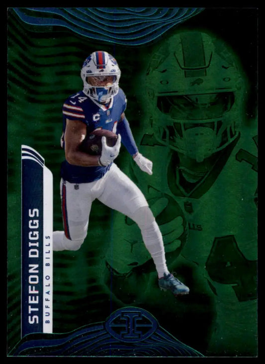 Stefon Diggs 2022 Panini Illusions Trophy Collection football card Buffalo Bills