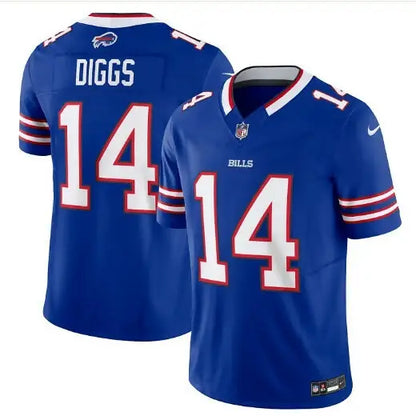 Blue Buffalo Bills Stefon Diggs #14 Nike Vapor F.U.S.E. Limited Jersey