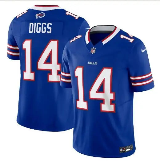 Blue Buffalo Bills Stefon Diggs #14 Nike Vapor F.U.S.E. Limited Jersey