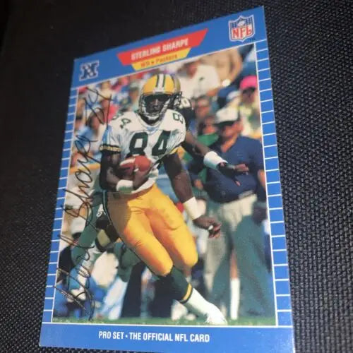 Sterling Sharpe Signed 1989 Green Bay Packers Rookie Card #550 JSA Autograph
