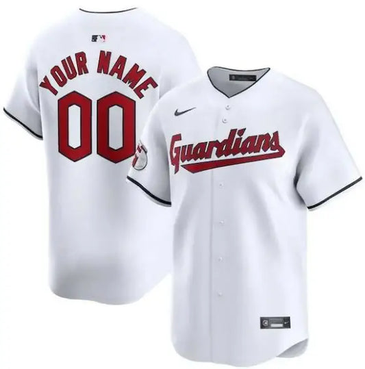 White Steven Kwan Cleveland Guardians Nike Home Limited Player Jersey for baseball