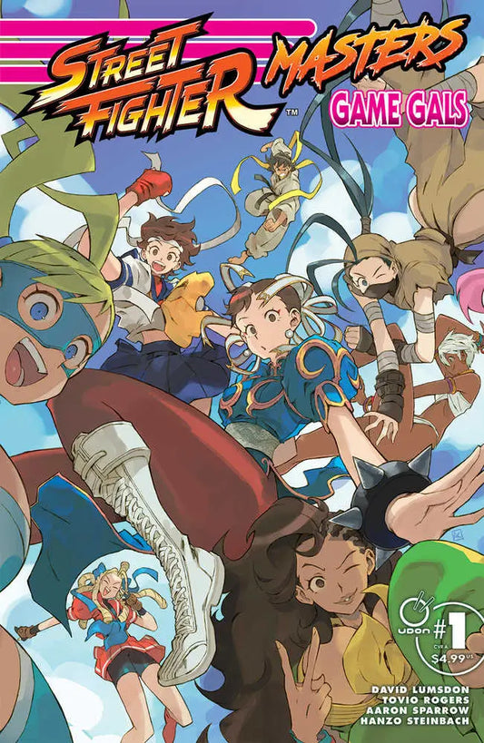 Street Fighter Masters Game Gals #1 cover showcases dynamic character action poses