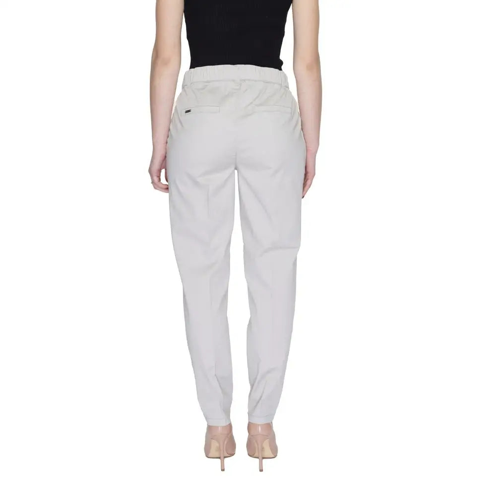 Street One Beige Cotton Pant - W44 | L28