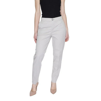 Street One Beige Cotton Pant - W44 | L28