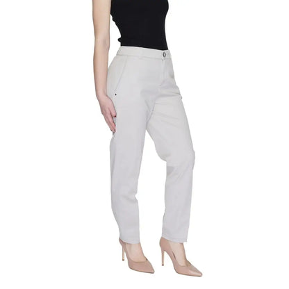 Street One Beige Cotton Pant - W44 | L28