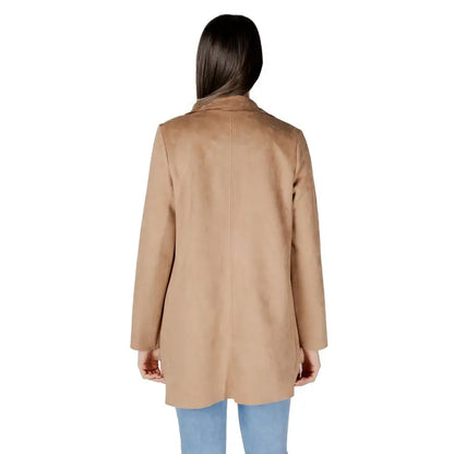 Street One Beige Polyester Trench Coat - Polyester Trench Coat