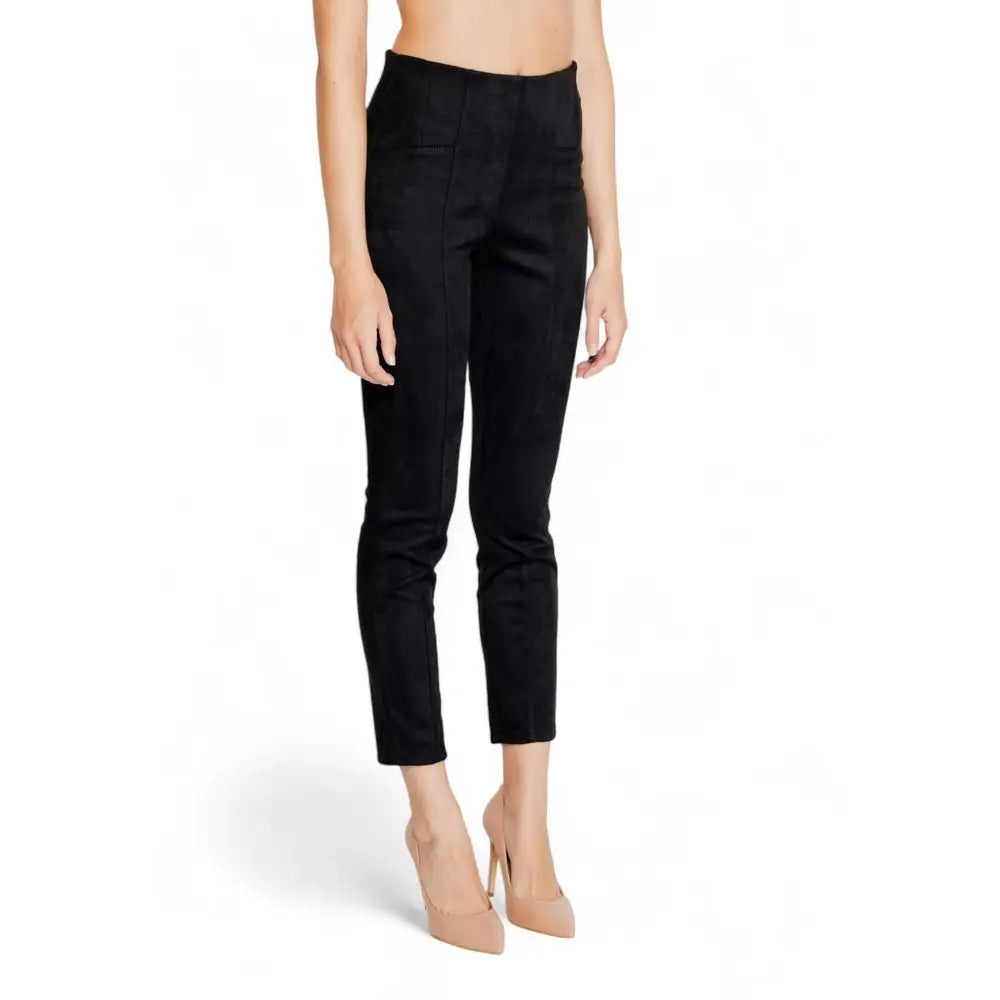 Street One Black Polyester Leggings - W46 | L28
