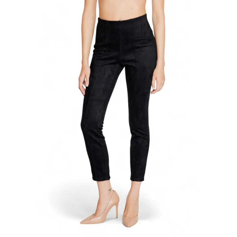 Street One Black Polyester Leggings - W46 | L28