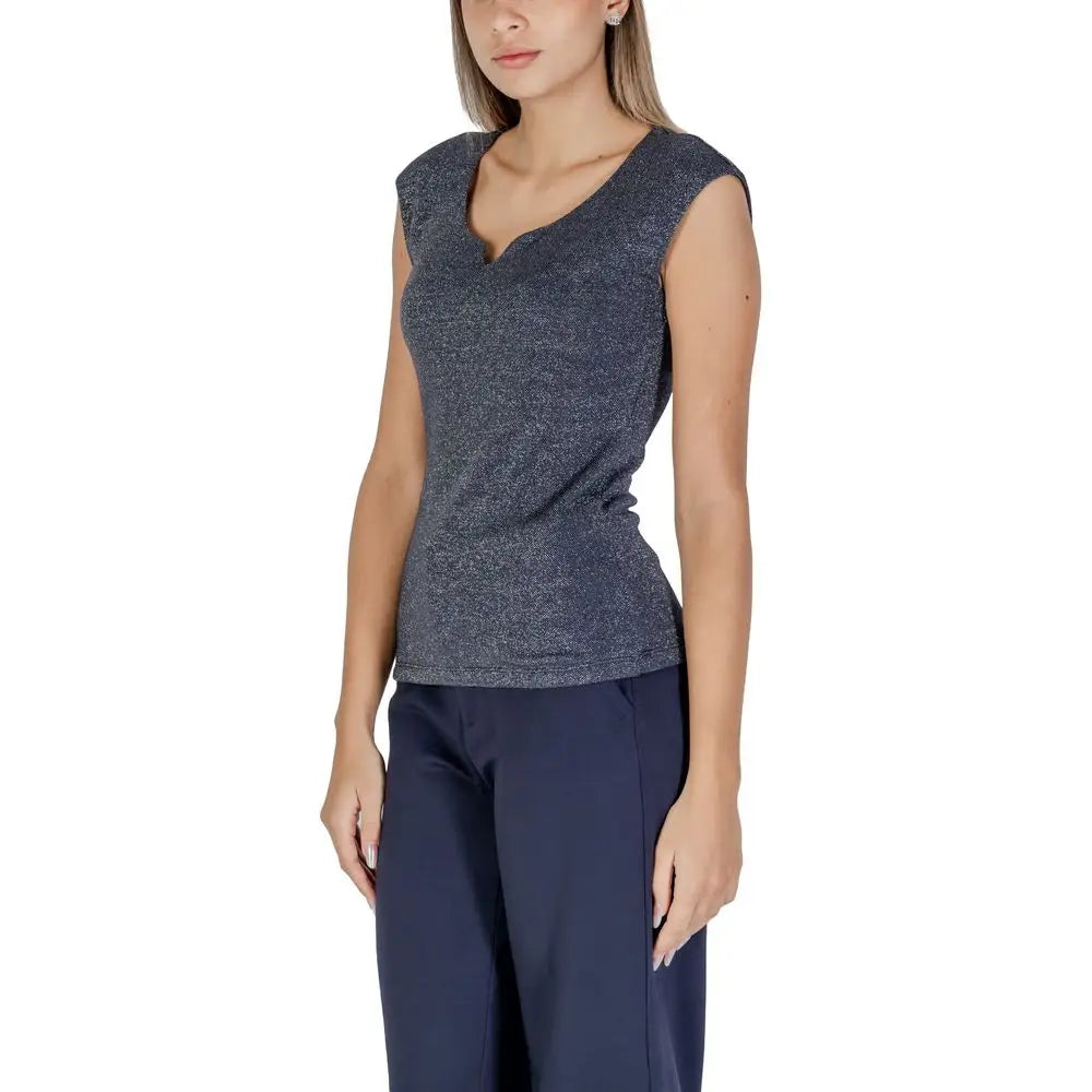 Street One Blue Viscose Tank Top - IT42|M