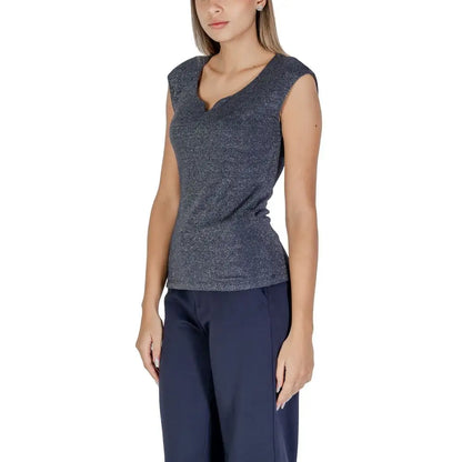 Street One Blue Viscose Tank Top - IT42|M
